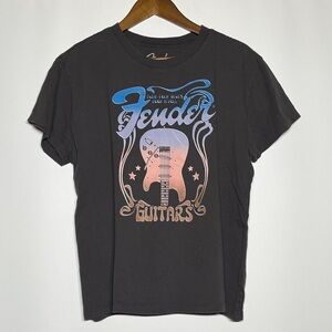 Fender Black and Blue Graphic Tee